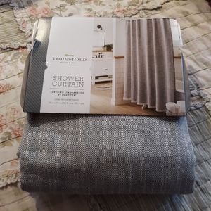 NEW 100% Cotton Threshold Shower 72 x 72 Curtain